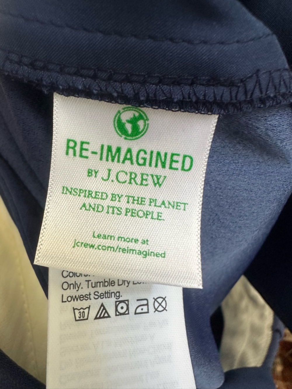 J. Crew Navy Pleated High-Rise Crepe Trousers - Picture 8 of 11